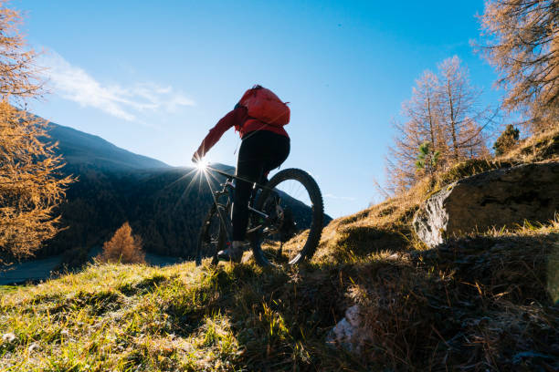 Ciclista en acción